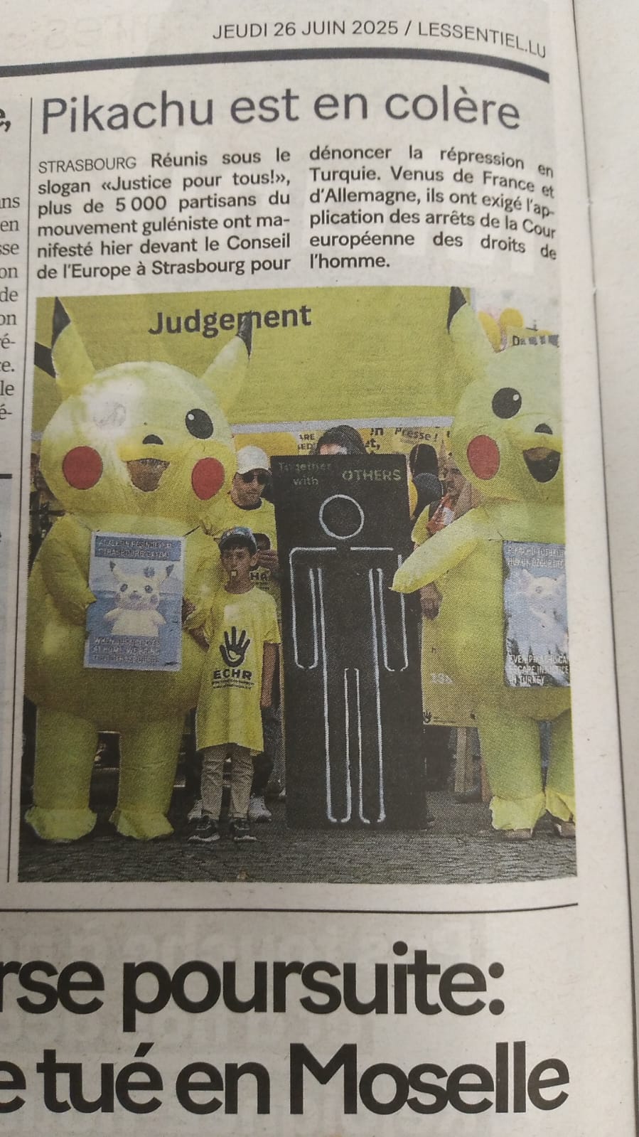 Pikachu is angry — Justice for all in Strasbourg