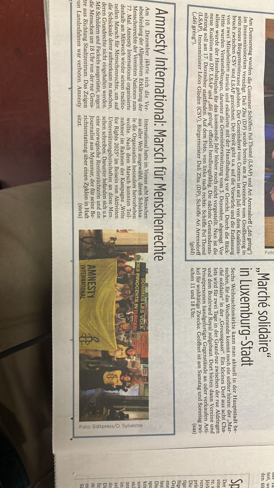 Amnesty International: March for Human Rights